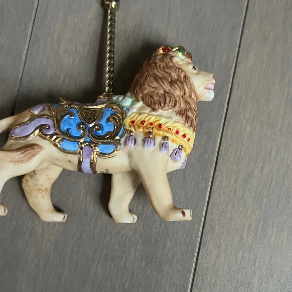 Lenox Christmas Carousel Animal Collection - Lion, Zebra, Reindeer and Horse - Picture 13 of 15